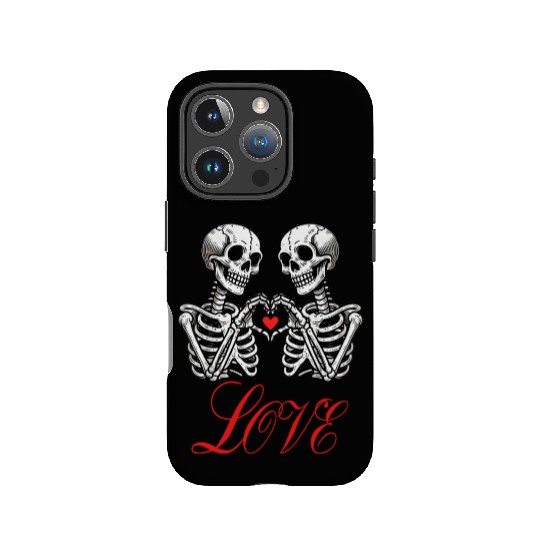 Funny Valentines Day Skeleton IPhone Cases