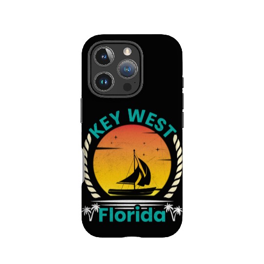 KEY-WEST FLORDIA Sailing West Keys Sailing Outfit IPhone Cases