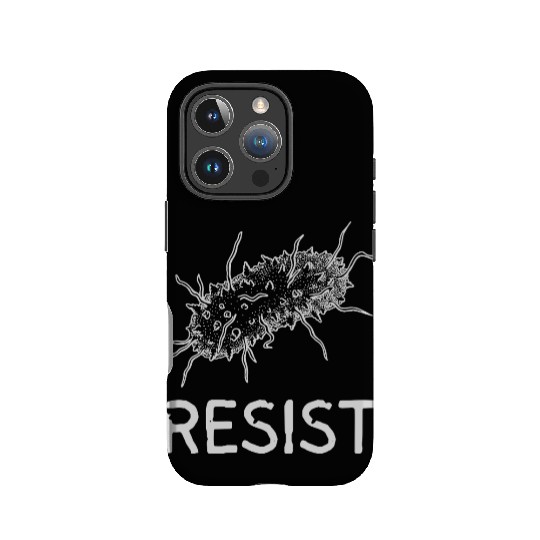 Bacteria Resist Design – Microbiology Science Art IPhone Cases
