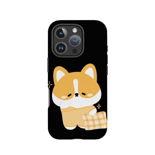 Sleepy Corgi IPhone Cases