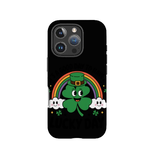 Lucky Day Shamrock Rainbow St. Patrick's IPhone Cases