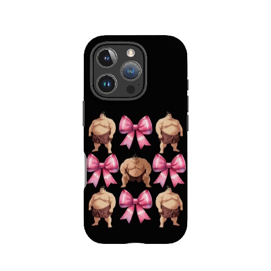 Coquette Bow Sumo Wrestling Japanese Sumo Wrestler IPhone Cases