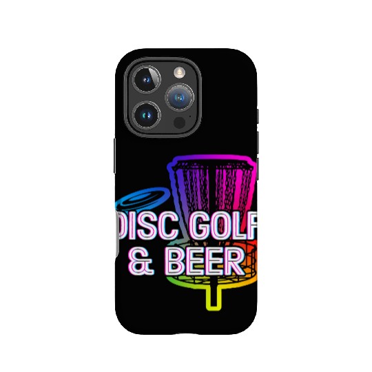Disc Golf and Beer Drinking Outdoor Game Drinker IPhone Cases