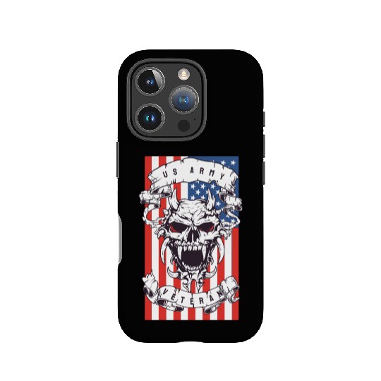 US Army Veteran Skull IPhone Cases