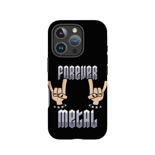 Forever Metal Heavy Metal Devil Horns Hand Gesture IPhone Cases