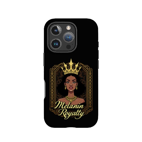 Melanin Royalty: Embrace the Crown IPhone Cases