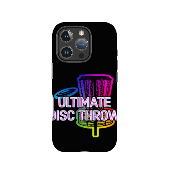 Ultimate Disc Throw Disc Golf Sports Golfer Games IPhone Cases