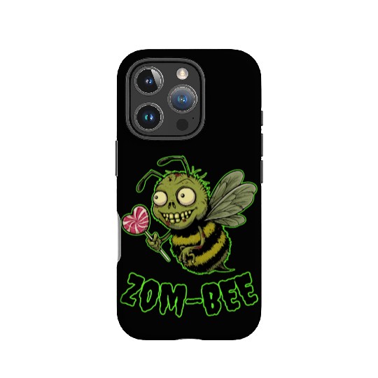 Zom-BEE Funny Punny Zombie Bee IPhone Cases