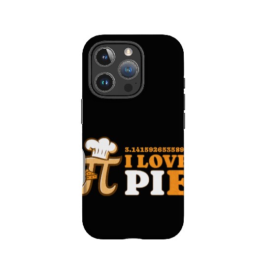 I Love Pie Funny Pi Day Design IPhone Cases