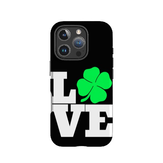 LOVE w Clover IPhone Cases