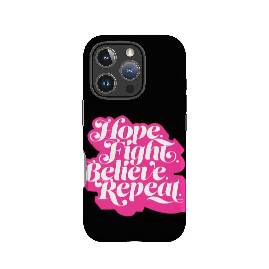 Hope Fight Believe Repeat American Cancer Society IPhone Cases