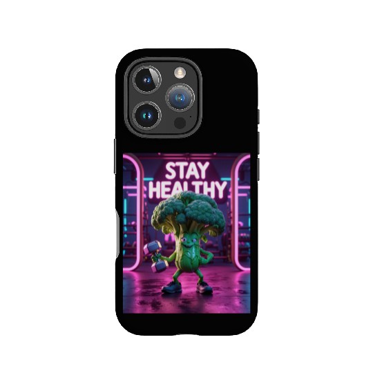 Broccoli Gym Workout STAY HEALTHY IPhone Cases