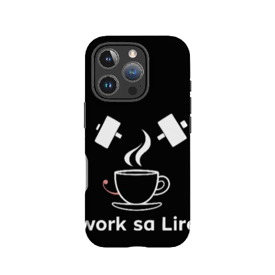 Running on Coffee and Chaos - Funny Caffeine Lover IPhone Cases