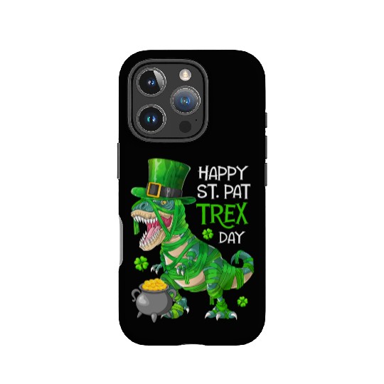 Happy St Pat Trex Day Dinosaur St Patricks Day IPhone Cases
