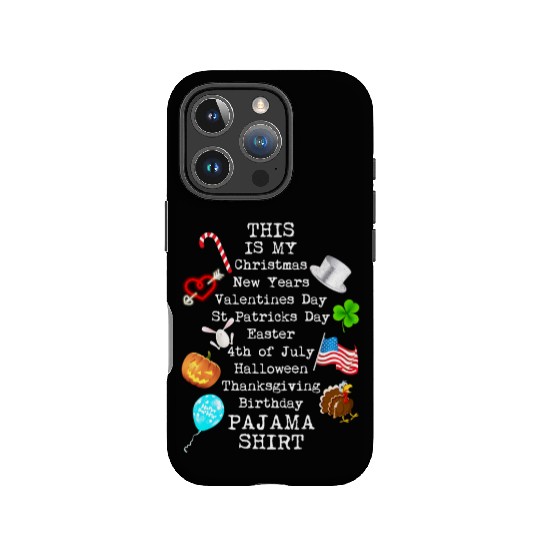 Ten holidays fun Birthday Christmas outfit PJs ten IPhone Cases