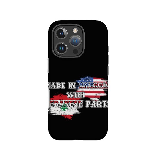 Made In America With Lebanese Parts US IPhone Cases