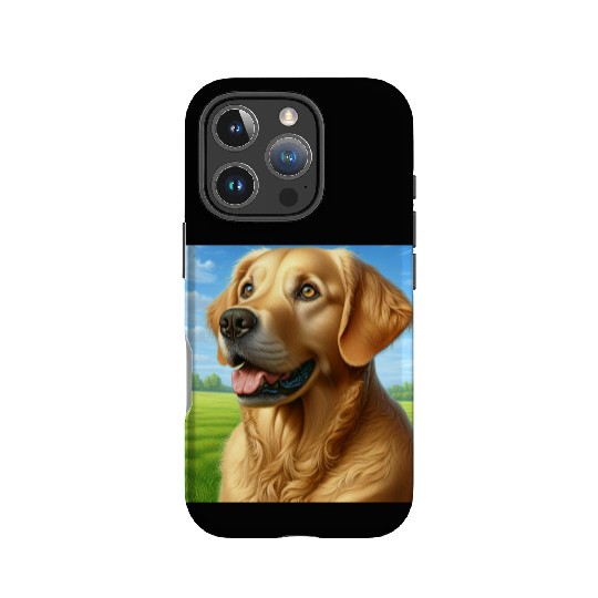 Realistic Golden Retriever IPhone Cases