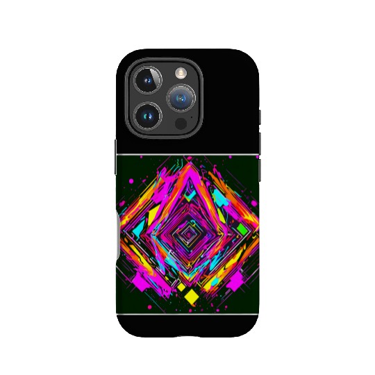 Neon Colors Vintage Party Rave IPhone Cases