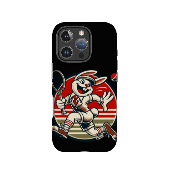 Retro Tennis Bunny – Vintage Sports Style IPhone Cases