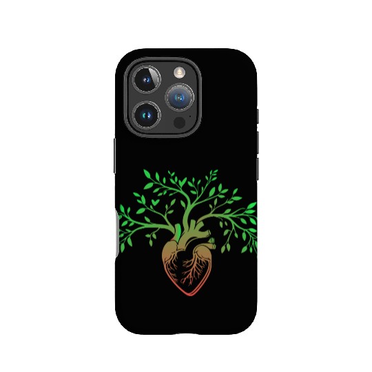 Nature-Inspired Anatomical Heart & Tree Design IPhone Cases