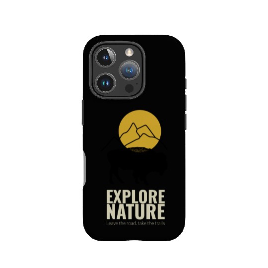 EXPLORE NATURE BUFFALO IPhone Cases