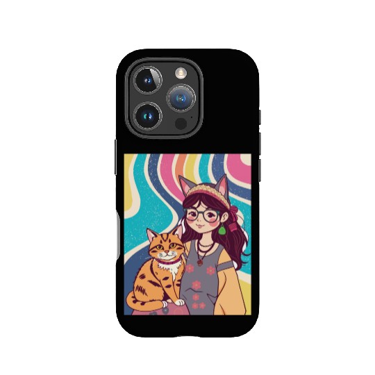 CAT MOM IPhone Cases