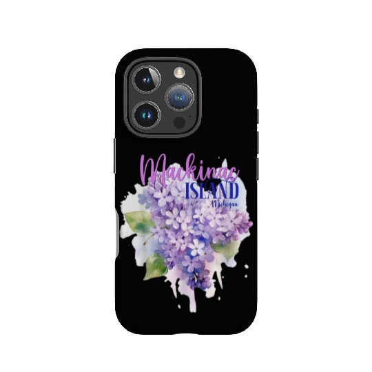 Mackinac Island Michigan Lilacs Lilac Festival Sta IPhone Cases