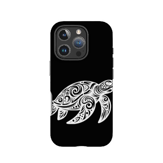 Ornamental Beauty Of A Sea Turtle IPhone Cases