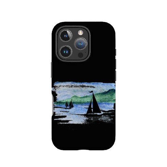 Watercolor Boats IPhone Cases