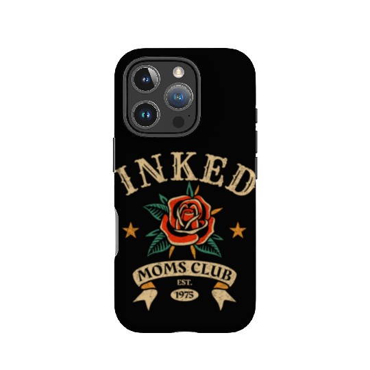 Inked Moms Club – Tattoo Rose Emblem IPhone Cases