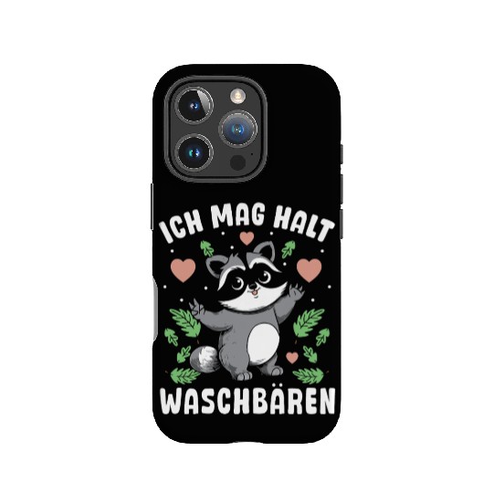 Urban Robbers Sneak Cats I Like Raccoon IPhone Cases