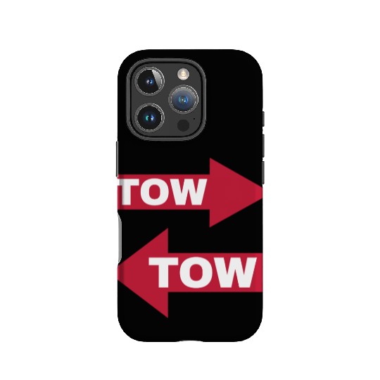 tow arrow red moving automotive because racecar IPhone Cases
