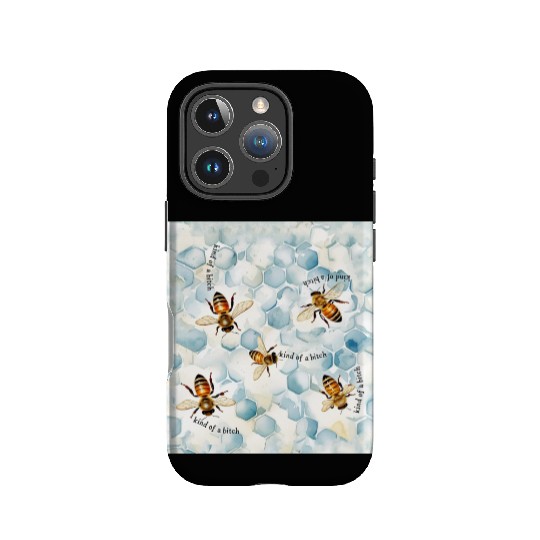 Bumble bee be kind of a bitch funny bug insect IPhone Cases