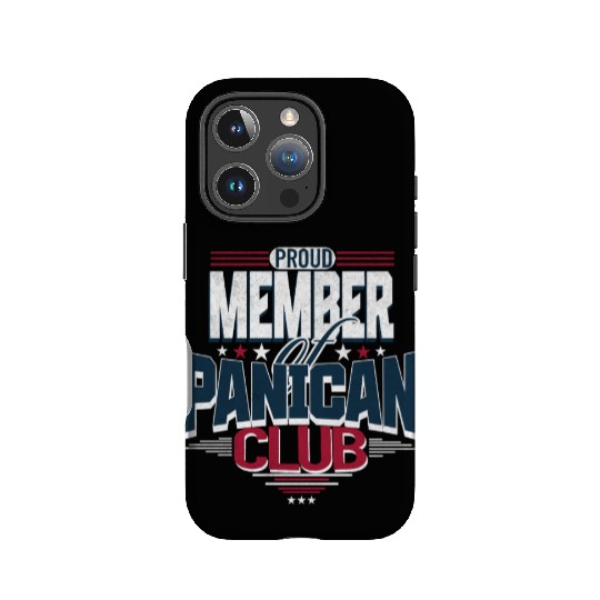 proud member of panican party design IPhone Cases