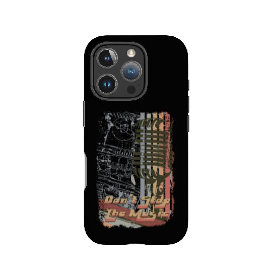 "DON’T STOP THE MUSIC" Graphic Merch IPhone Cases