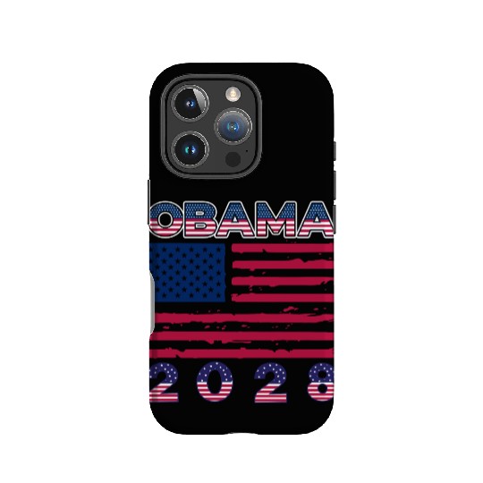 Obama 2028 Vintage Flag Patriotic Politics Protest IPhone Cases