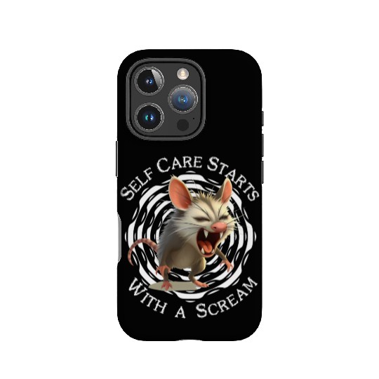 Self Care Starts with a Scream – Unhinged and Loud IPhone Cases