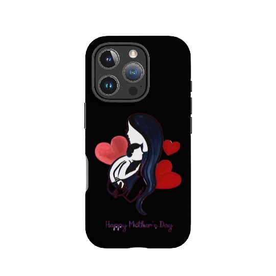 Elegant Mother's Embrace – Happy Mother's Day IPhone Cases
