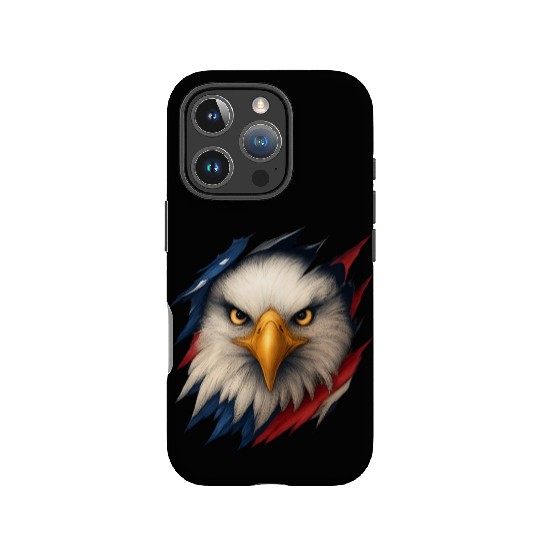 Fierce American Eagle Ripped Design IPhone Cases