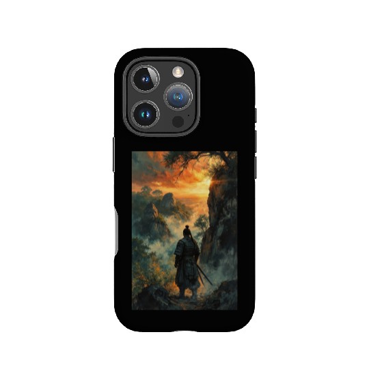 Twilight Ronin Solitude at the Edge IPhone Cases