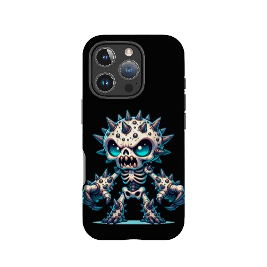 Spiked Bone Monster – Creepy Skeleton Beast IPhone Cases