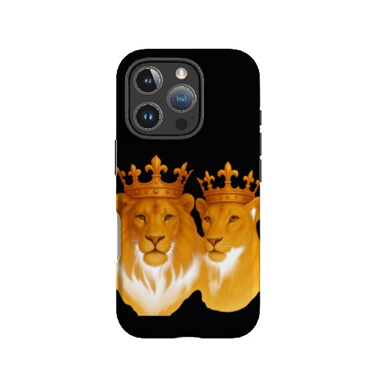 Royal Bond: The King & Queen of the Wild IPhone Cases