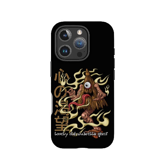 Lonely Umbrella Ghost – Japanese Yokai Spirit Styl IPhone Cases