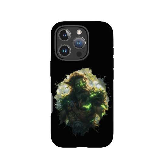 Forest Warrior With Nature Magic And Glowing Power IPhone Cases