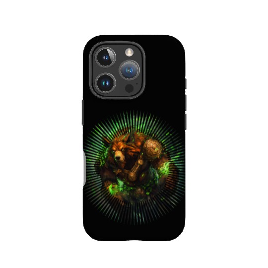 Natural Guard With Green Aura IPhone Cases