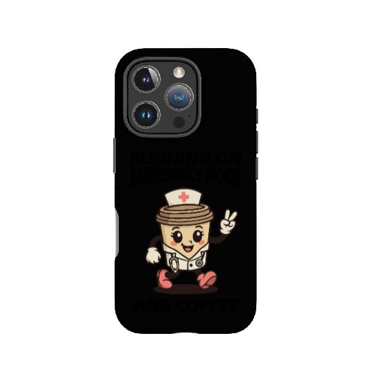 Emergency Mode Active – Fueled by Coffee IPhone Cases