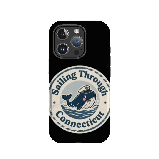 Connecticut Whale Captain Design IPhone Cases