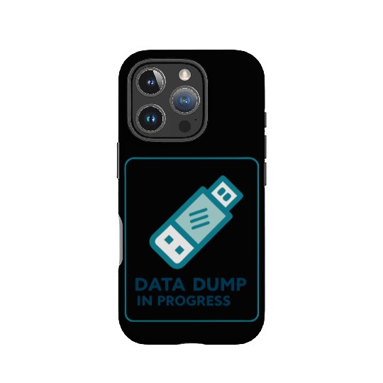 Data Dump In Progress USB Drive 2000s IPhone Cases