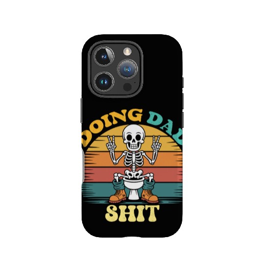 Doing Dad Shit Dad Joke Skeleton Dad Funny Dad IPhone Cases