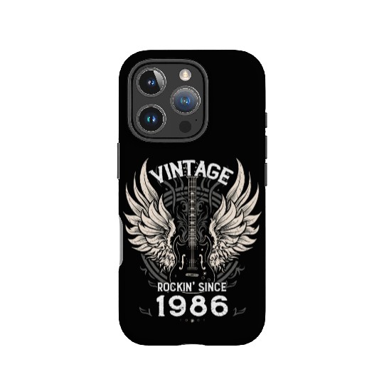 Vintage Rockin' Since 1986, 39 Years of Legendary IPhone Cases